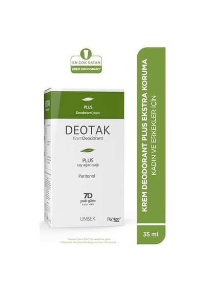 Plus Ekstra Koruma 7 Güne Kadar Etkili Krem Deodorant 35 Ml