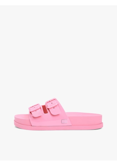 Tommy Hilfiger Kadın Marka Logolu Günlük Kullanıma Uygun Pembe4 Terlik En0en02974 Tox
