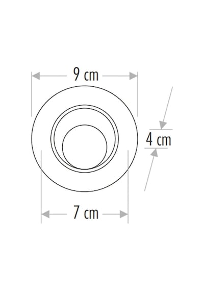Cata Ct 5204 Led Spot 7w 3200k Gün Işığı Çok Renkli