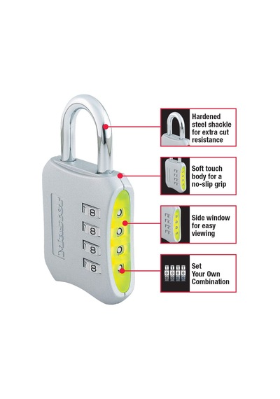 Master Lock 653d 2 İn. Kombinasyon Asma Kilit, 653d
