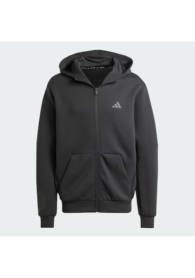 Adidas Designed For Training Full-zip Track Erkek Sweatshirt C-adııy1131e50a00 Siyah