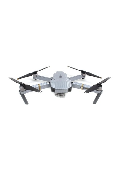 DJI Mavic Pro için Gümüş Karbon Grafik Su Geçirmez Pvc Cilt Çıkar
