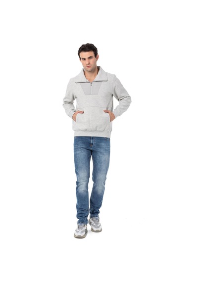 Cipo & Baxx Cl555 Erkek Basic Zip Hoodie 001