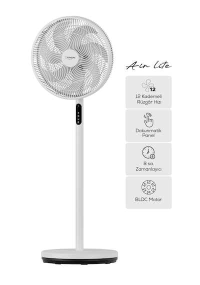 Ayaklı Vantilatör Air Lite Akıllı, Wifi, 12 Kademe, Kumandalı, Ultra Sessiz X7431