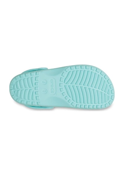 Crocs Classic Floral Cut Out Clog K Çocuk Sandalet 210943-4pd Mavi