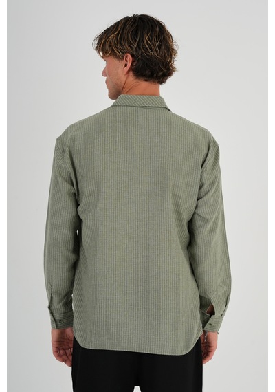 Redline Veste Erkek Oversize Gömlek Haki