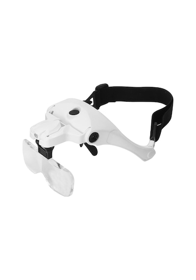 Kafa Montaj Gözlük Büyüteç Usb Şarj Büyüteç 2 Led Işıkları İle Takı El Sanatları İzle Hobi 5 Lensler 1.0x 1.5x 2.0x 2.5x 3.5x Yakın Çalışma İçin