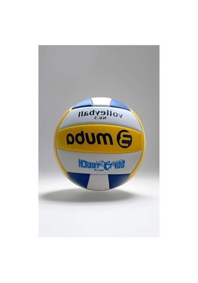 Dikişli Voleybol Topu No.5, Soft Touch Yüzey İle Açık Gri