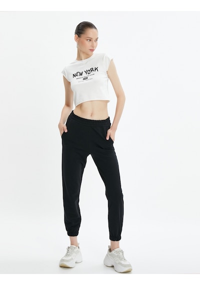 Koton Basic Jogger Eşofman Altı Beli Bağlamalı Cepli Siyah 4sal40035ık 4SAL40035IK999 Siyah Koton Basic Jogger Eşofman Altı Beli Bağlamalı Cepli Siyah 4sal40035ık 4SAL40035IK999 Siyah