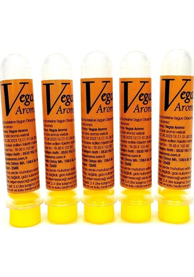 Vegas Aroma Saf Tahıl Votka Aroması 5 x 3 ML
