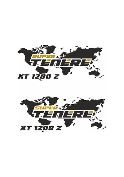 Yamaha Xt 1200Z Super Tenere Givi Sticker Etiket Modeli