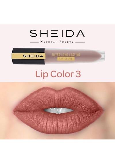 Sheida Ultra Long Lasting Lip Color Likit Ruj 03