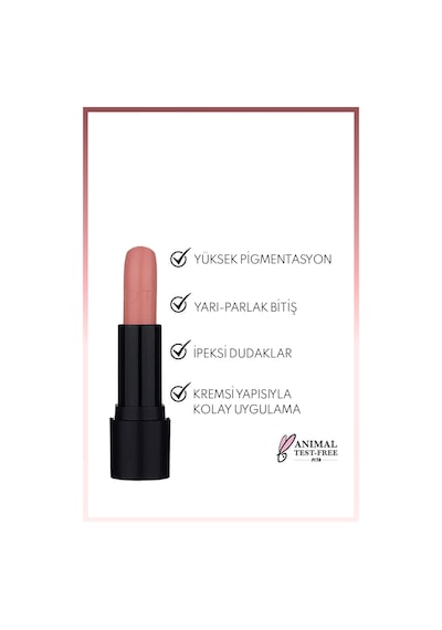 Note Cosmetique Deep Impact Lipstick Kremsi Dokulu Yarı Parlak Ruj 02 Optimistic Rose - Nude Note Cosmetique Deep Impact Lipstick Kremsi Dokulu Yarı Parlak Ruj 02 Optimistic Rose - Nude