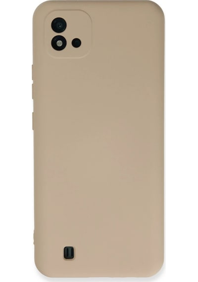 Cosmotex Newface Realme C11 2021 Kılıf Nano İçi Kadife Silikon - Pudra