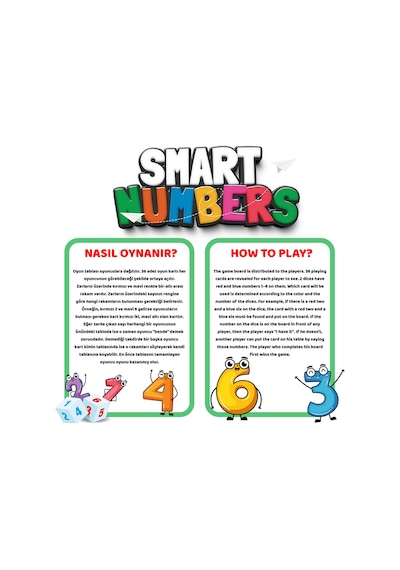 Smart Number Akıllı Sayılar Eğlenceli Grup Oyunu Hız Ve Dikkat
