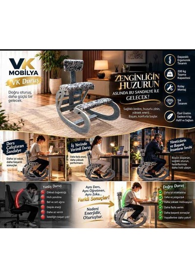 Ergonomik Sandalye Siyah