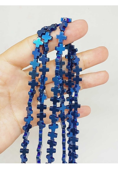 Hematit Taşı Şekilli 3x8mm Dizi 54604 Çok REnkli