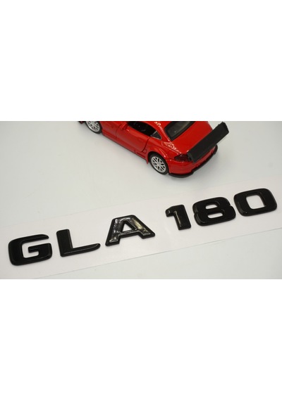GLA 180 Bagaj Parlak Siyah ABS 3M 3D Yazı Logo