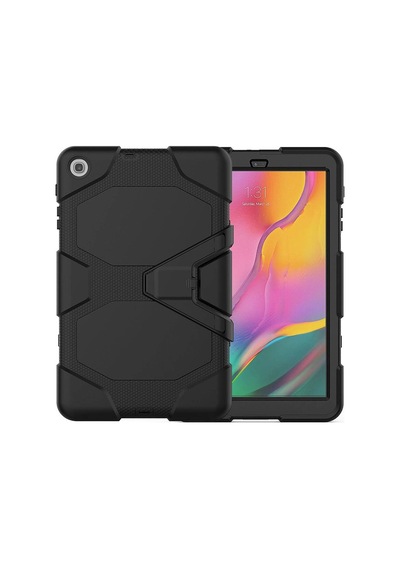 Samsung Uyumlu Galaxy T510 Tab A 10.1 Kılıf Griffin Tablet Kapak - Siyah Evimdeyokyok