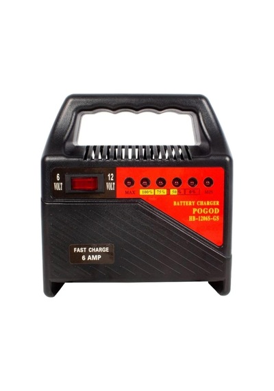 Çocuk Akülü Araba Güçlü Şarj Cihazı 12 Ve 6 Volt 6 Amper Ledli Göstergeli Akü Şarj Cihazı