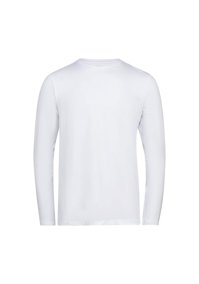 2as Vernon Erkek Uzun Kol Viloft T-shirt Beyaz