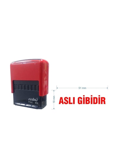Sırdaş 912 Kaşe Kırmızı Makine Kırmızı Keçe 'aslı Gibidir' Yazısı İle Diğer