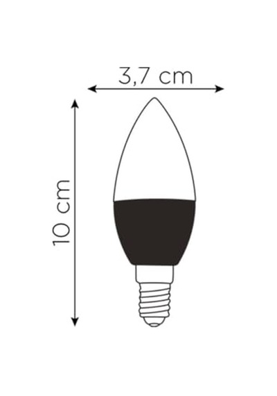 Zmr 120/b.65 6'li 7w Buji Led Ampul 6500k Beyaz Işık E14 Duy Enerji Tasarruflu Ve Uzun Ömürlü Aydınlatma Diğer