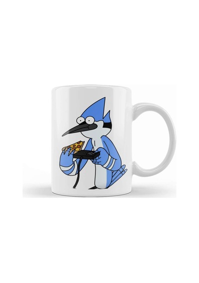Mordecai The Video Gamer Kupa Bardak Porselen Karışık