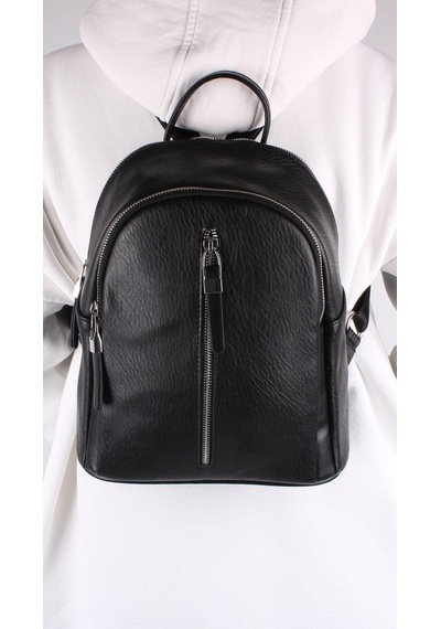 Bagacar 901 M69-84 Soft Siyah Nova Suni Deri El Ve Sırt Çantası