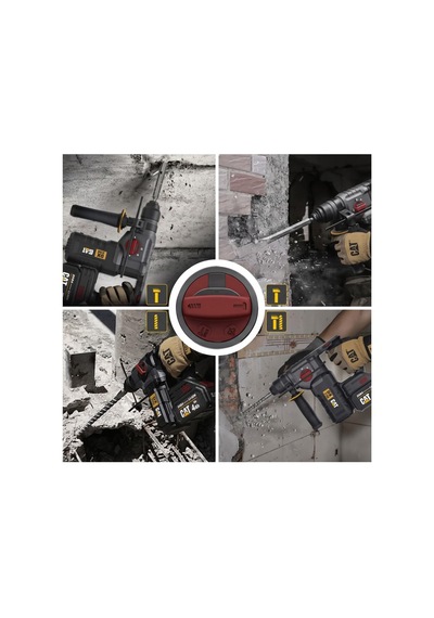Cat Dx2150 18volt/4.0ah 2.8j Li-ion Çift Akülü Kömürsüz Profesyonel Sds-plus Kırıcı/delici