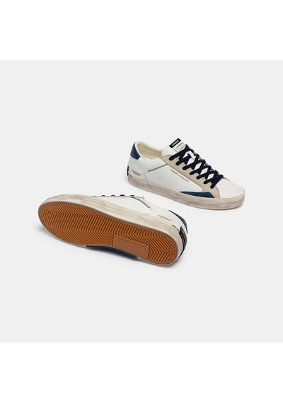 White Sneaker Erkek 190003pp8.10 Crime London Dıstressed Lo Beyaz