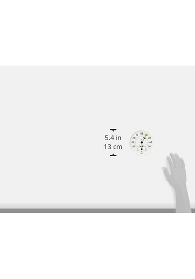 Tfa Dostmann Analog Termal Higrometre, 45.2045.02, İç Ve Dış Mekan İçin, Renkli Konfor Bölgeleri, Beyaz, U 130 X G