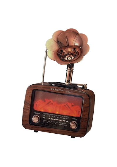 Şömineli Gramofonlu Radyo Rt-651 Evimdeyokyok