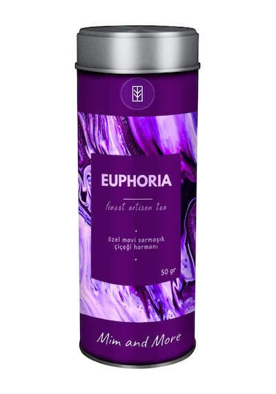 Mim and More Euphoria Tea Ahududulu Mavi Sarmaşık Çiçeği Harmanı 50 G
