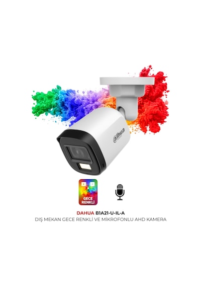 Hac B1a21p U Il A 1080p Güvenlik Kamerası Smart Dual Light 3.6mm Lens