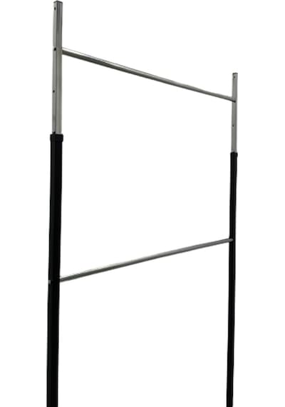 Çift Katlı Ayarlı Tekerlekli Stant, Elbise Askılığı, Mağaza Askılığı, Askılık 220x120 Cm Diğer