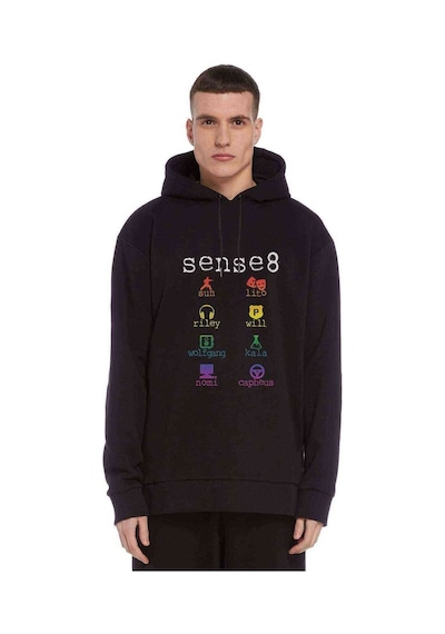 Sense8 Minimalist Symbols & Name Colour Baskılı Erkek Sweatshirt
