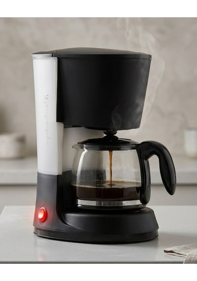 1.2 Litre Filtre Kahve Makinesi Damlama Emniyetli Cam Karaflı