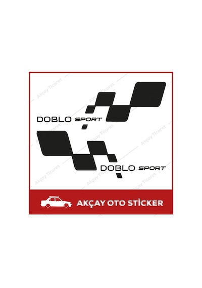 Fiat Doblo Sticker Takım Set Doblo Sport Sticker Fiat Oto Sticker