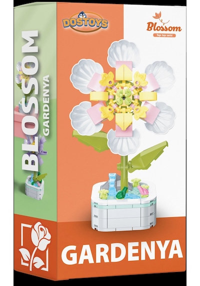 Mikro Blok Gardenya Çiçek Blossom Çiçek