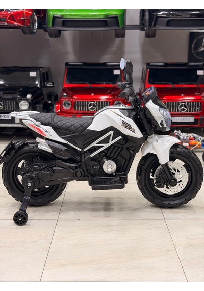 Akülü Motor 3-8 Yaş Beyaz