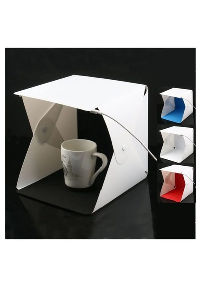 Yenilzd Mini Stüdyo Led Işıklı Ürün Fotoğraf Çekim Çadırı 20X20 CM