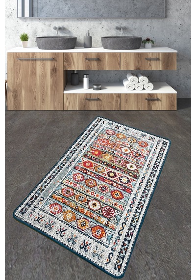 Weref Banyo Halısı Djt 70x120 cm Banyo Halısı Paspas Yıkanabilir Kaymaz