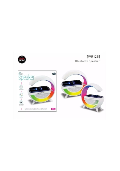 Subzero Wr125 Kablosuz Şarj Özellikli Saat Bluetooth Hoparlör
