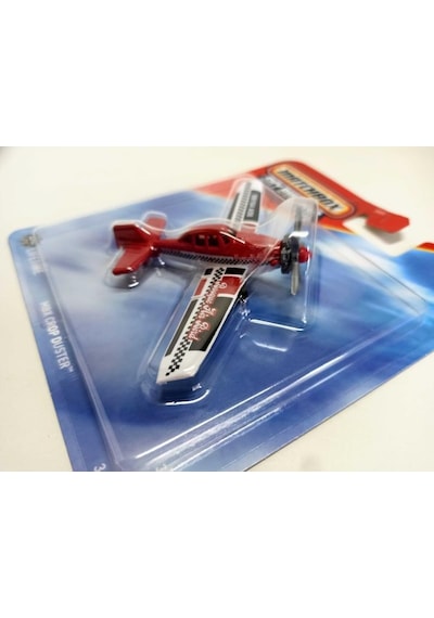 Metal Gövdeli Matchbox Sky Busters Mbx Crop Duster Kırmızı Uçak Koleksiyonluk Pervaneli Model Uçak
