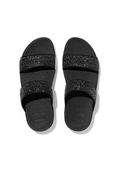 Roncato 339 Black Glitter Terlik Kadın Diğer Et3-339 Fitflop Lulu Glitter Slides Black Glitter Siyah