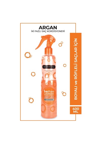 Çift Fazlı Argan Turuncu Fön Suyu 400 Ml