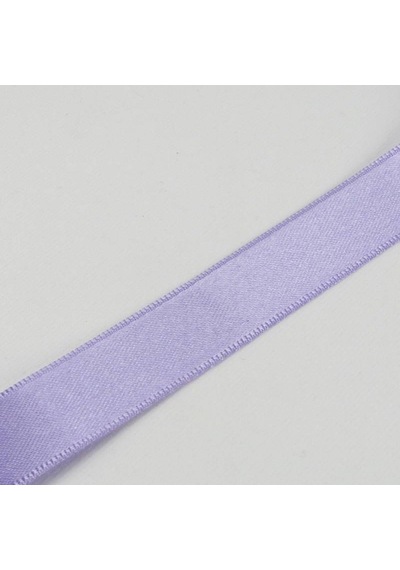 Lila Çift Taraflı 1 Cm Saten Kurdele