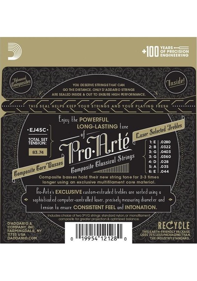 D'addario Ej45c Pro-arte Serisi Klasik Gitar Tel Seti Normal Tension