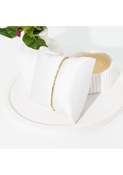 Biem Gold Renk Lastik Bileklik Gold/gümüş